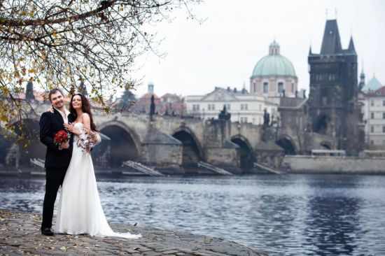 Романтичная свадьба в Праге