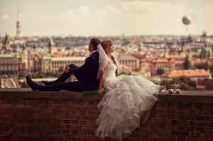 Романтичная свадьба в Праге