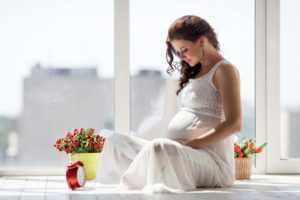 Женщина в период беременности